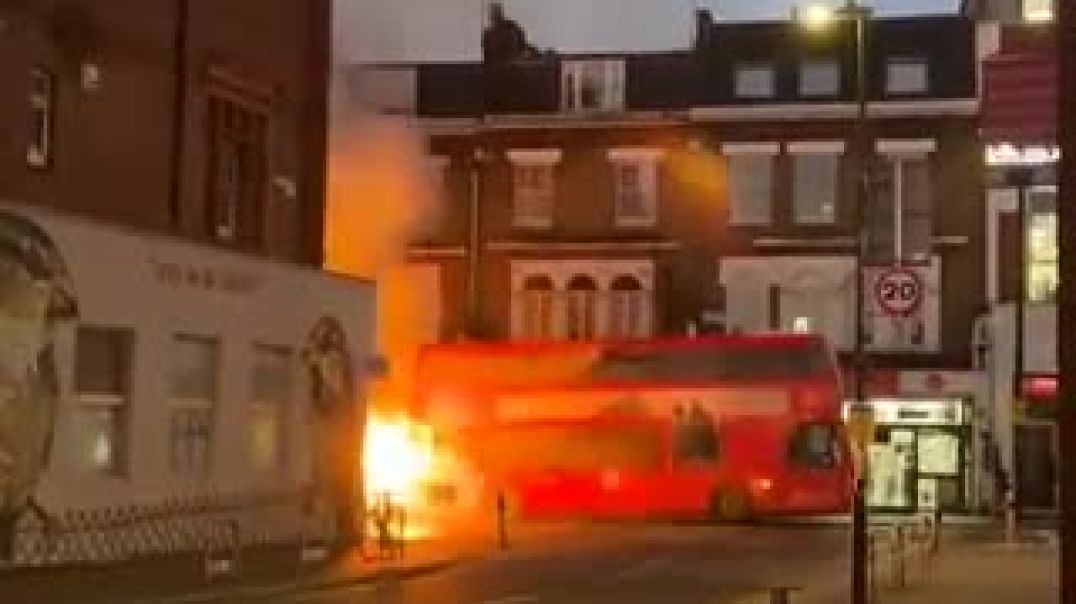 ⁣Electric Busses in London Are Bursting Into Flames