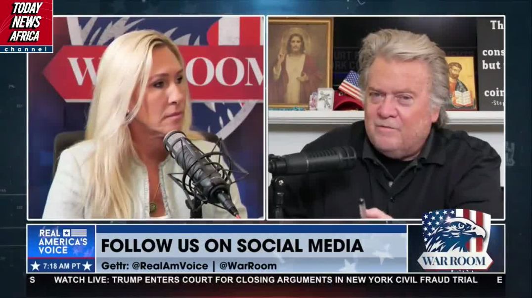 ⁣ MTG Criticizes Speaker Johnson, Says He’s Failing Republicans and Suggests He Needs to Be Removed
