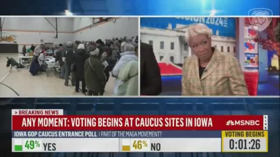 ⁣Joy Reid is Very Upset that Iowa Has a Lot of White Christians.
