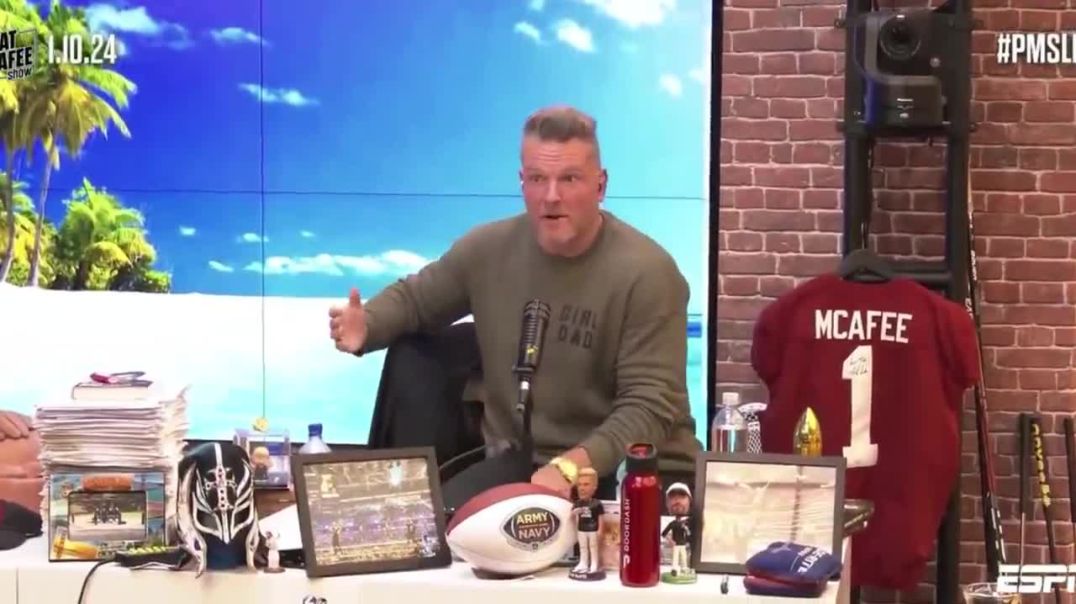 ⁣Pat McAfee Gives Cowardly Explanation As to Why Jets Quarterback is Suspended From His Show