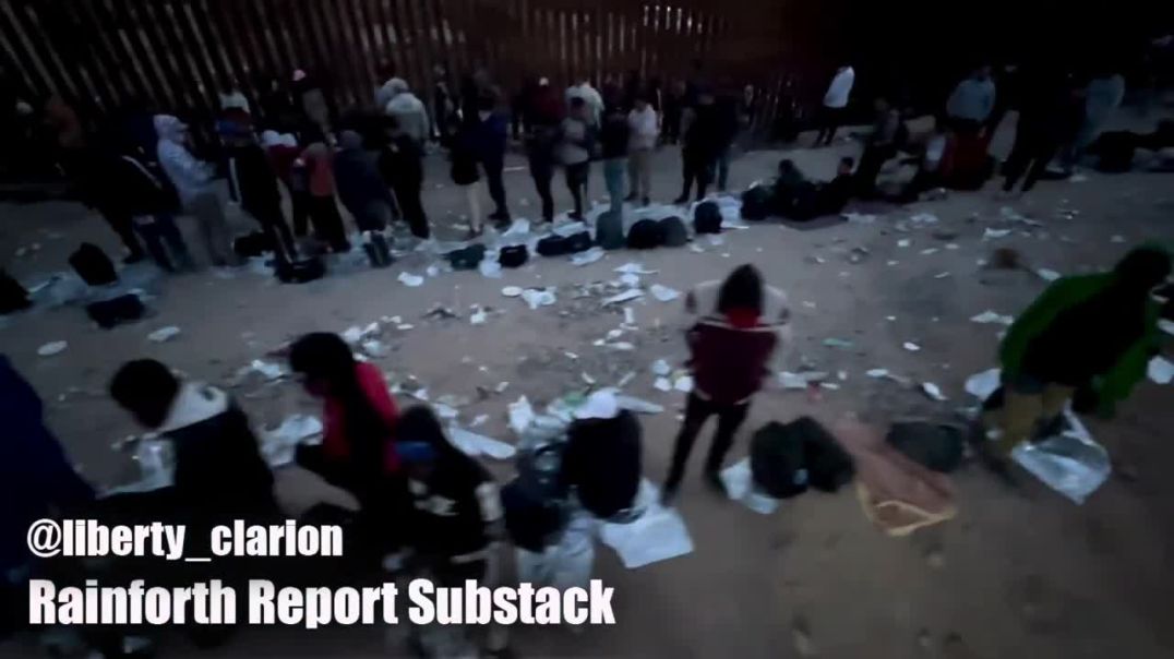 Illegal Alien African Muslims Pray to Mecca After Crossing Joe Biden’s Open US Border in Lukeville,