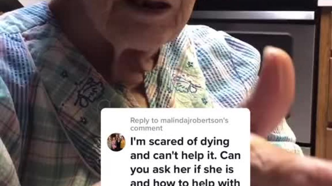 ⁣Grandma Explains Why She Isn't Afraid To Die