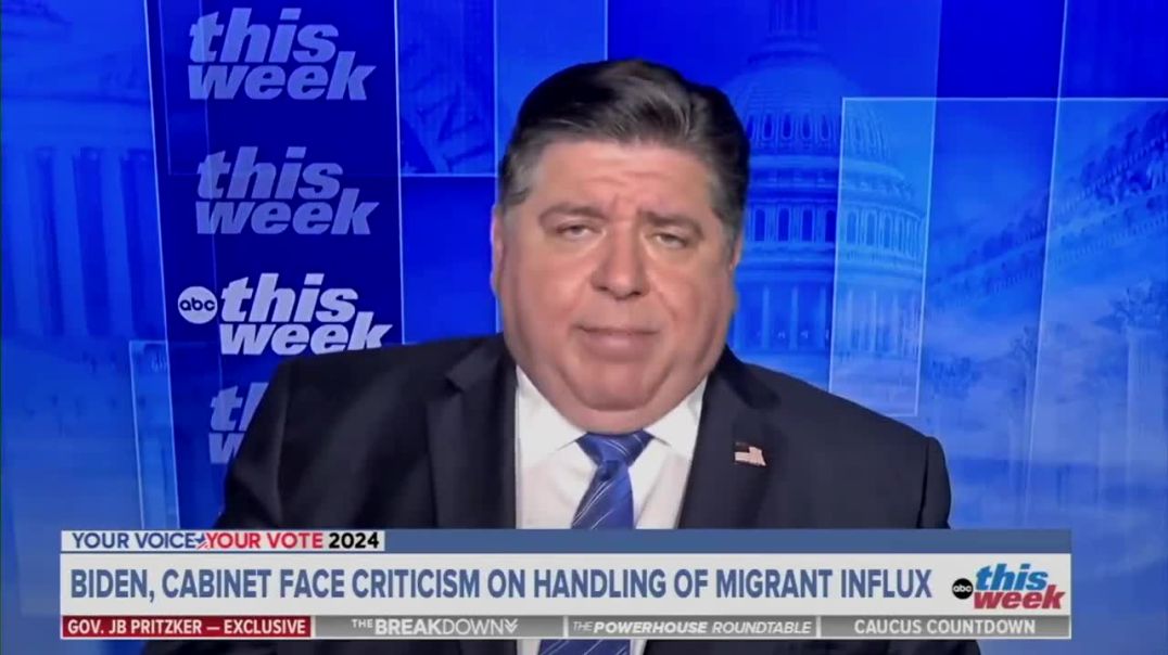 Democrat Illinois Gov. J.B. Pritzker says it's not fair to send illegal immigrants to his sanct