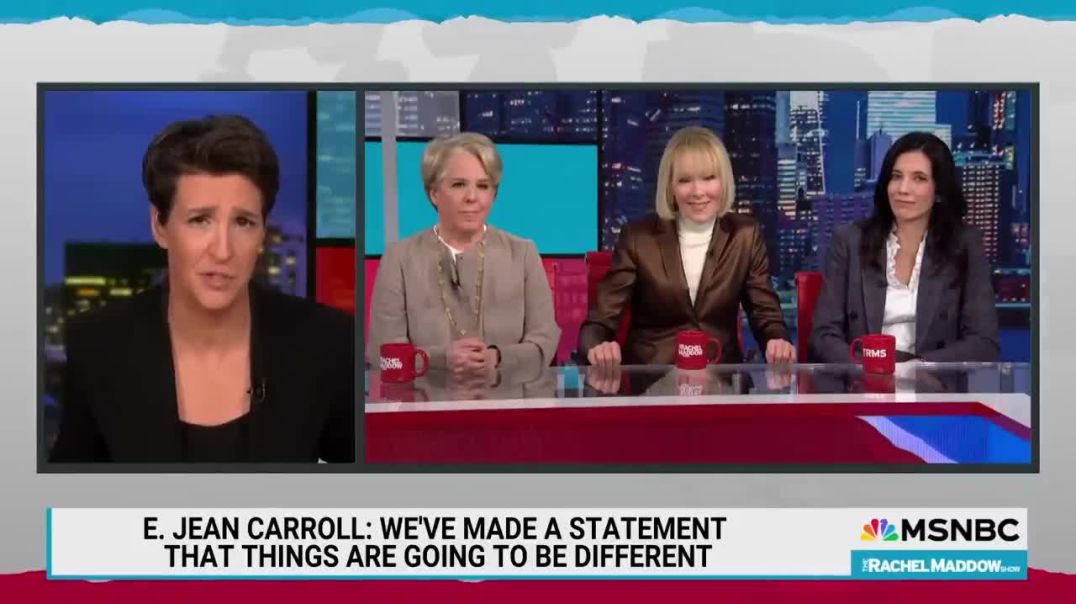 ⁣E. Jean Carroll Tells Maddow 'You and I are going to go shopping'
