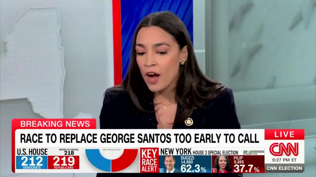 ⁣AOC Unhinged Over Trump!