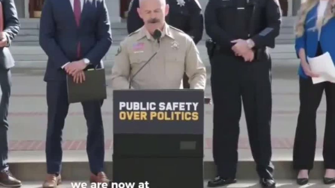 Riverside Sheriff Bianco Rips Gavin Newsom & Progressive, Lenient Laws