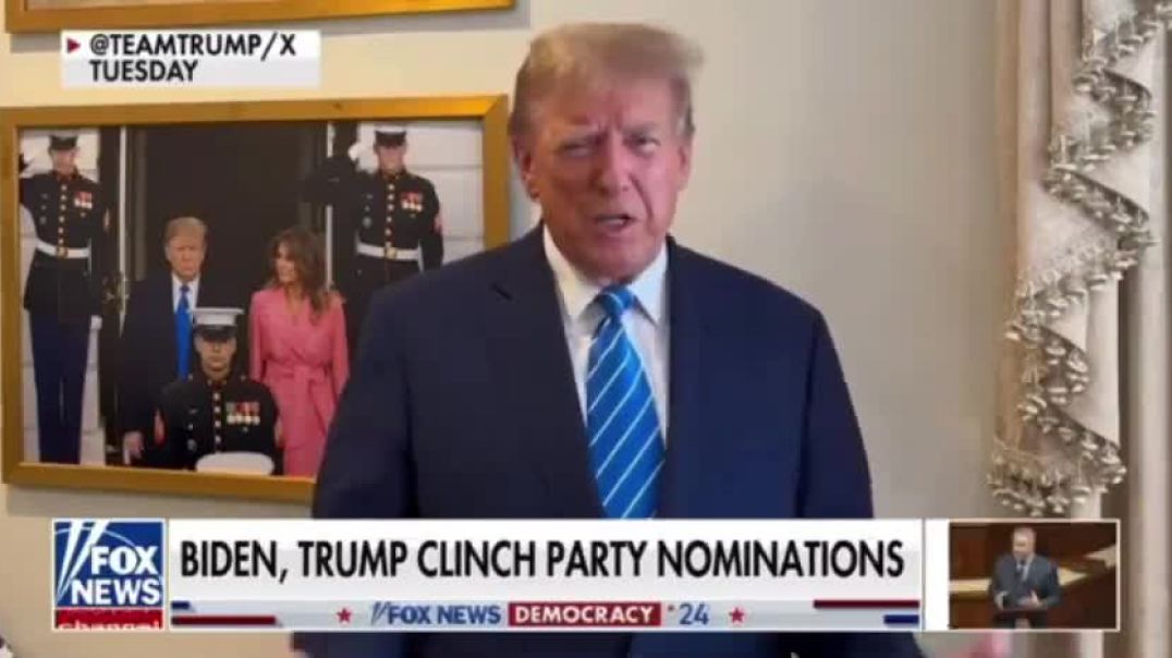 ⁣Donald Trump has OFFICIALLY clinched the GOP nomination
