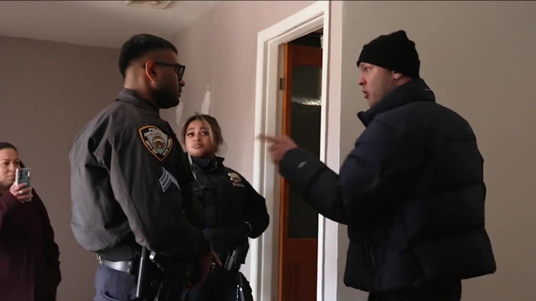 Squatter standoff captured on camera in Queens