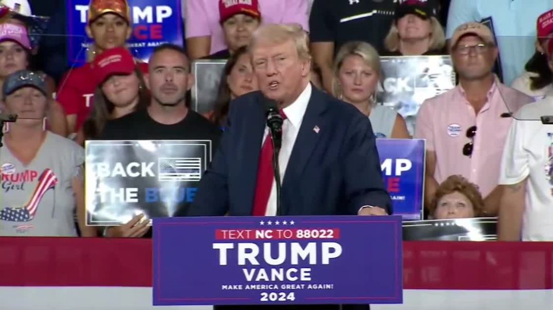 Trump On Kamala - "She can never, ever be trusted."