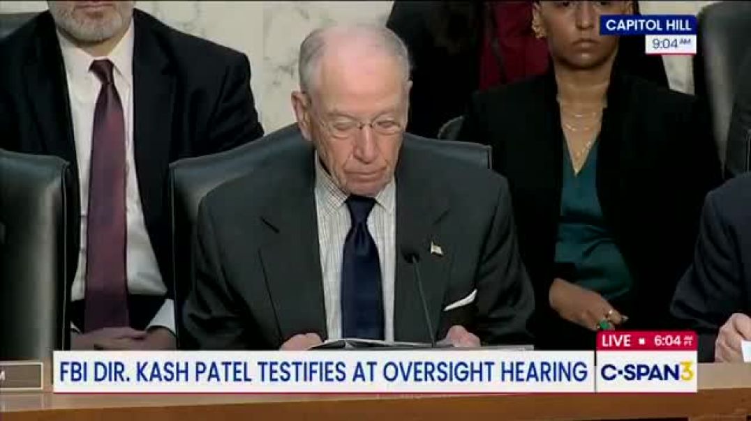 ⁣BREAKING: Senator Chuck Grassley just  Dropped Massive Bombshell on Kirk Murder