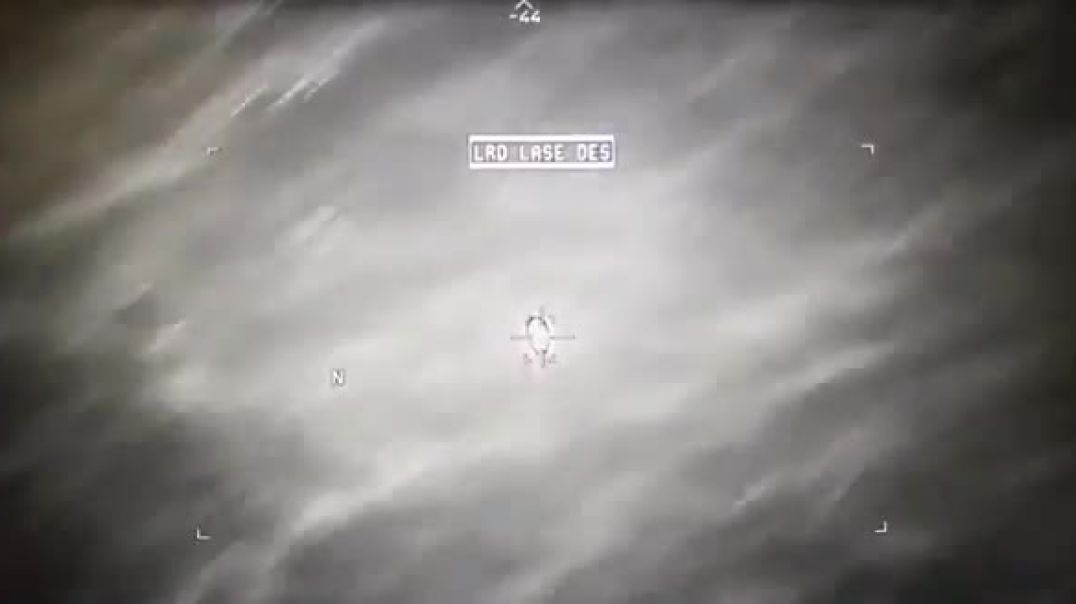 ⁣New Military Video Shows UFO Splitting Hellfire Missile Mid-Air