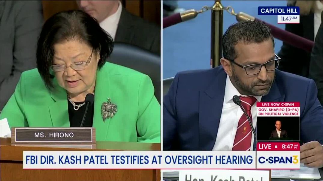 ⁣Kash Patel Counters Senator's Concern Over Female FBI Applicants Failing 'Pull-Up' Te