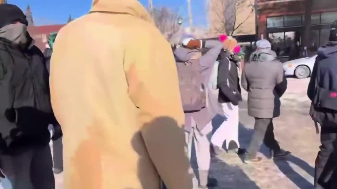 Masked Antifa Punches Minneapolis Activist Documenting Anti ICE Protests