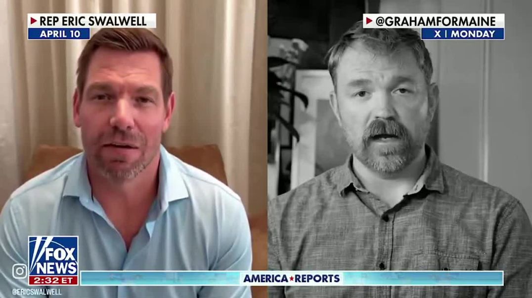 ⁣CLASSIC: Fox News runs Swalwell and Platner’s  sexual misconduct responses side-by-side