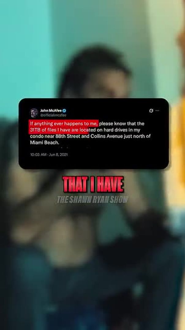 The Creepiest Detail About John McAfee’s Death 😳